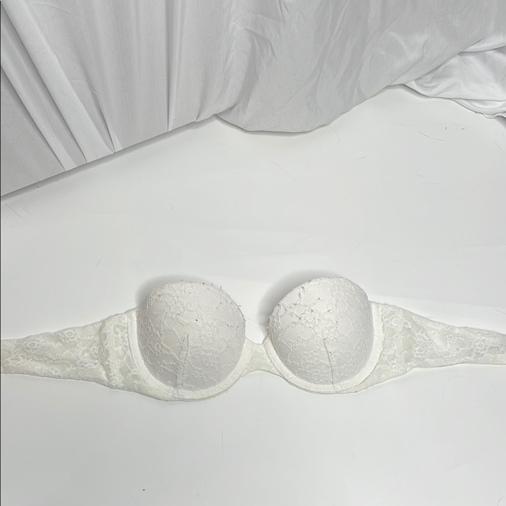 Victoria's Secret White Strapless Bra Intimates